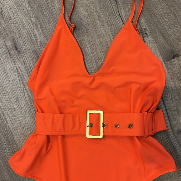 Show Me Your MuMu Orange Bathingsuit - Picture 2 of 5